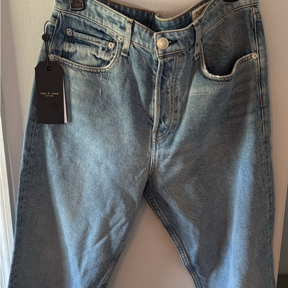 rag & bone Light Blue Relaxed Jeans